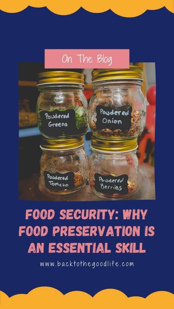 THE ART OF FOOD PRESERVATION