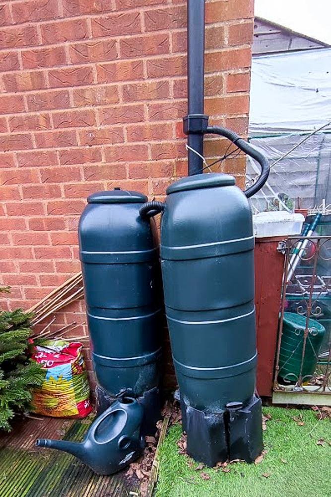 Rain barrel water butt harvesting 2