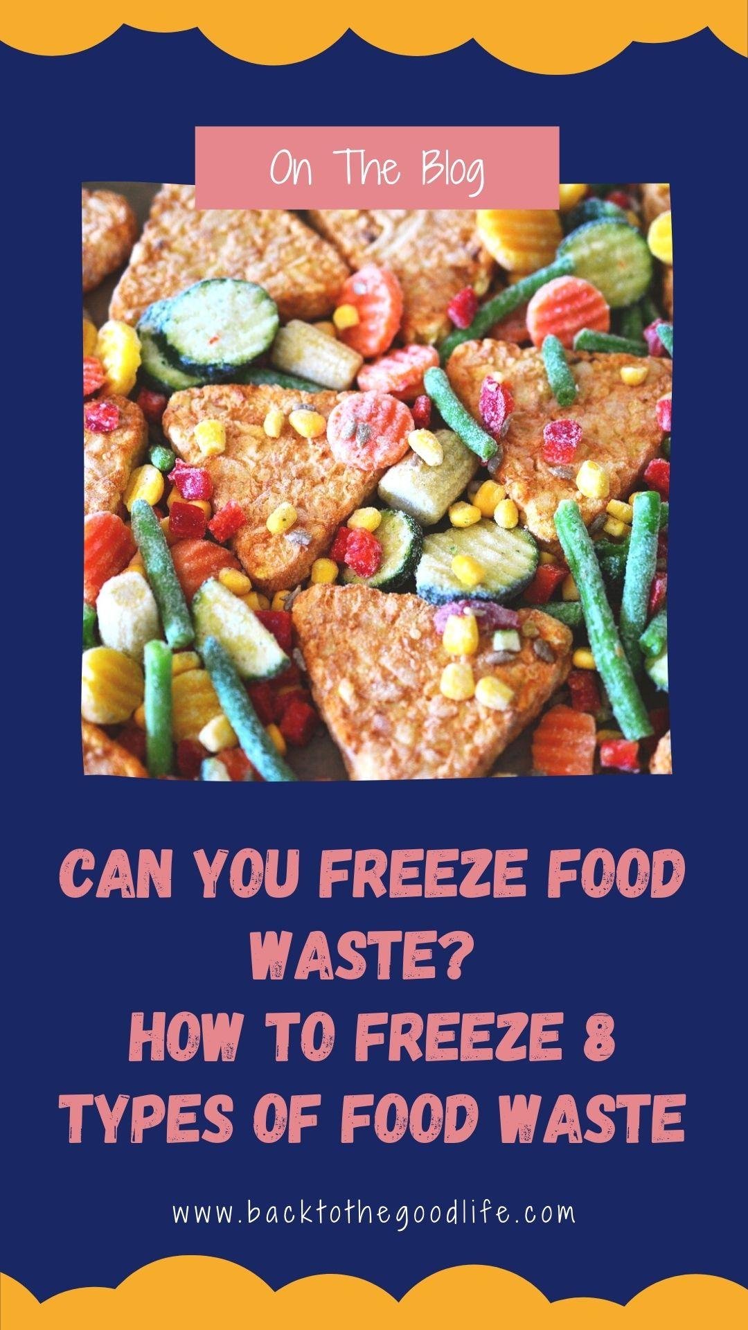 Can You Freeze Food Waste? How To Freeze 8 Types Of Food Waste Back