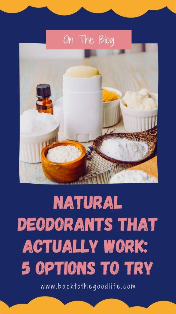 Natural Deodorants That Actually Work - Social images