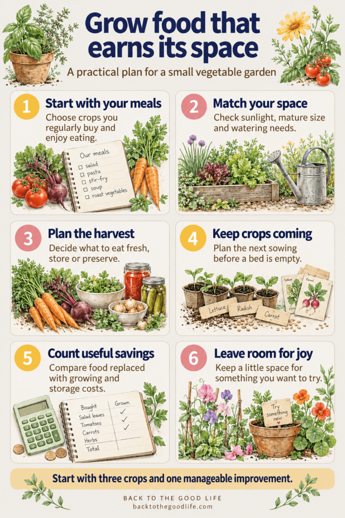grow food that earns it space infographic